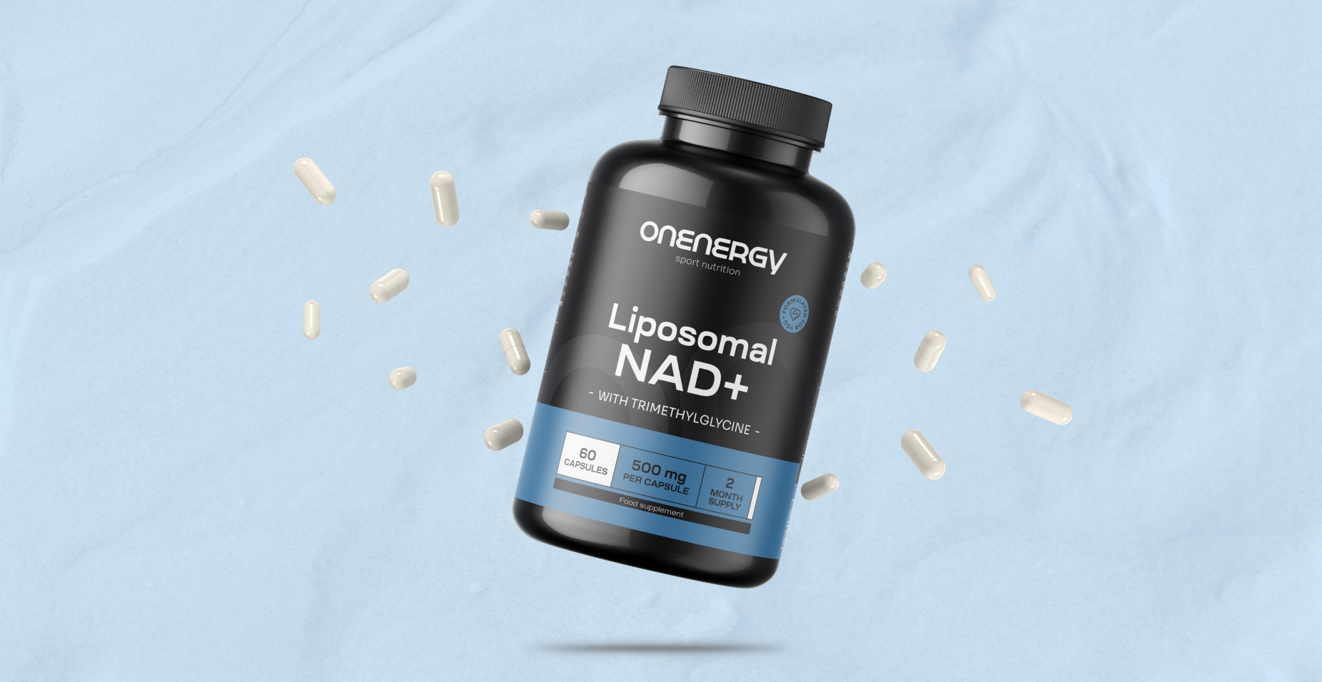 NAD+ liposomal 500 mg - avec triméthylglycine