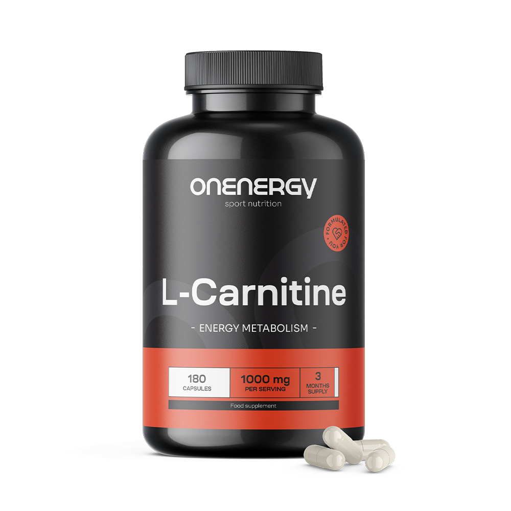 L-carnitine 1000 mg, 180 gélules - OnEnergy.fr