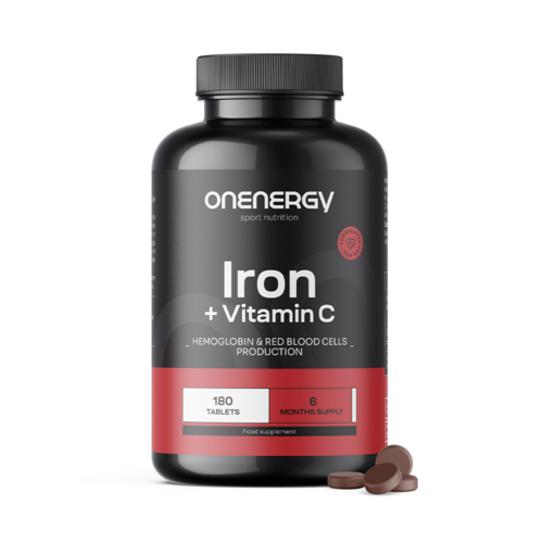 Fer + vitamine C, 180 comprimés