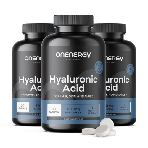 3x Acide hyaluronique 150 mg, ensemble 90 comprimés
