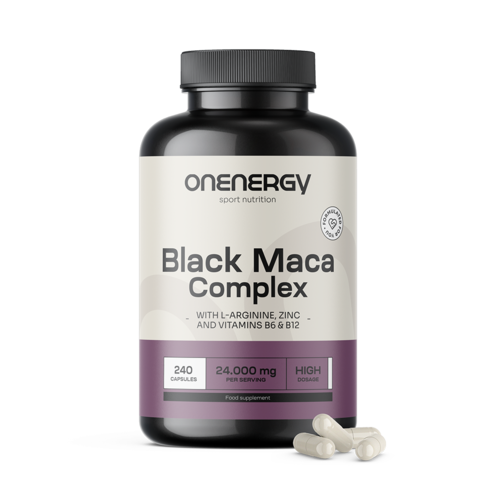 Complexe de maca noire 24 000 mg, 240 gélules