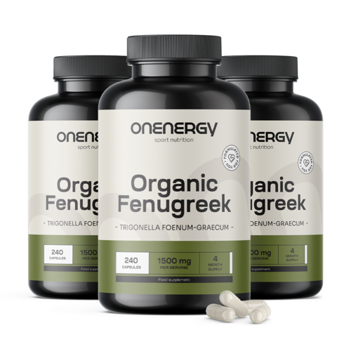 3x BIO Fenugrec (trigonelle) 1500 mg, ensemble 720 gélules