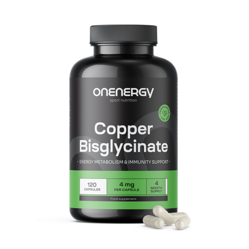 Bisglycinate de cuivre, 120 gélules