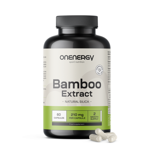 Extrait de bambou 15:1 – silice naturelle, 60 gélules