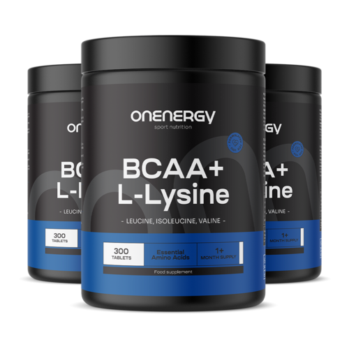 3x BCAA + L-lysine, ensemble 900 comprimés