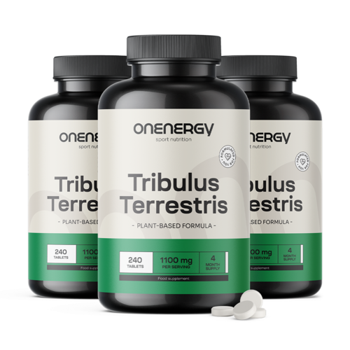 3x Tribulus terrestris (Tribulus) – extrait 15:1, ensemble 720 comprimés