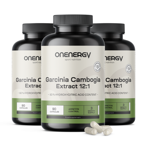 3x Garcinia cambogia – extrait 12:1, ensemble 270 gélules