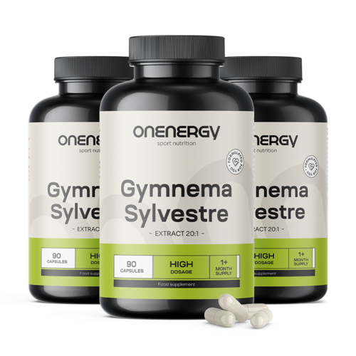 3x Gurmar (Gymnema Sylvestre) – extrait 20:1, ensemble 270 gélules