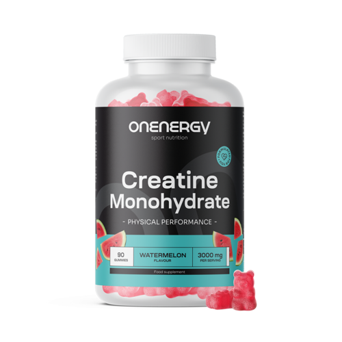Créatine monohydrate 3000 mg – pastèque, 90 gummies