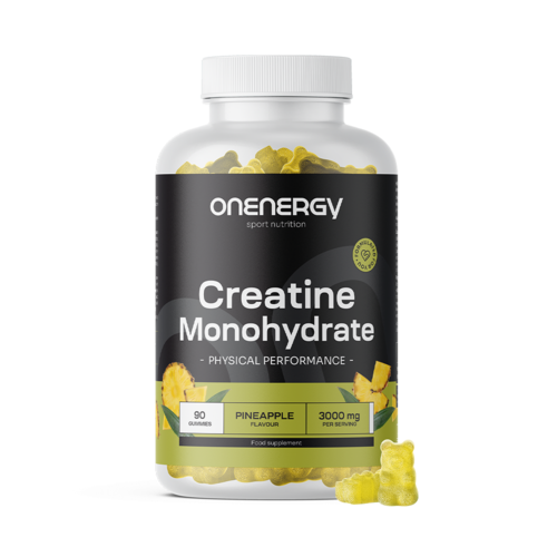 Créatine monohydrate 3000 mg – ananas, 90 gummies