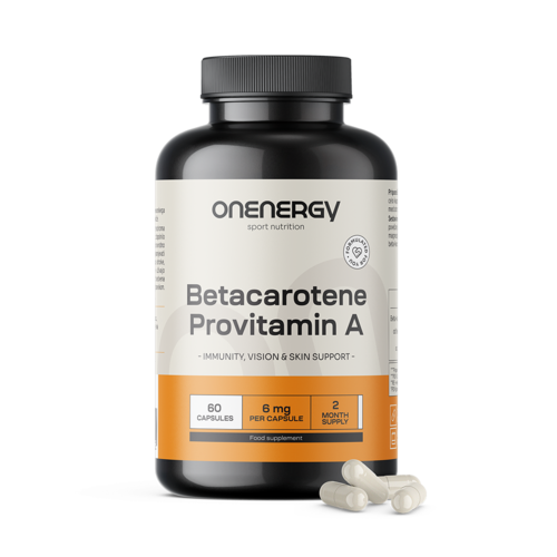 Bêta-carotène (provitamine A), 60 gélules