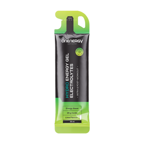 Gel énergétique Hydro avec électrolytes – citron vert, 55 ml