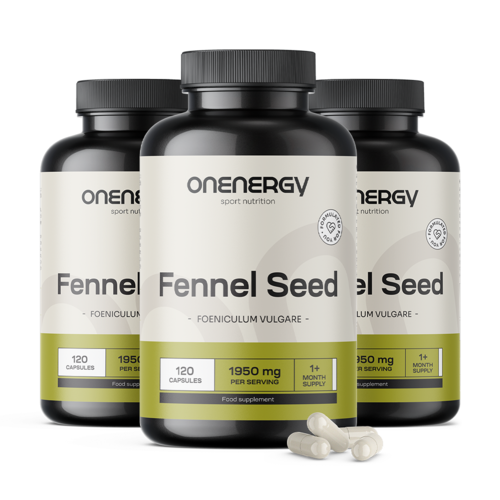 3x Fenouil 1950 mg, ensemble 360 gélules