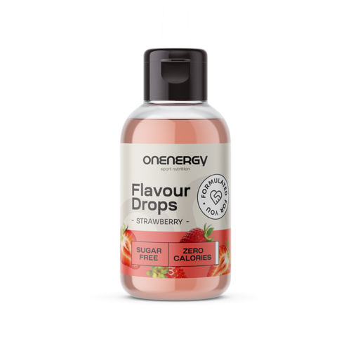 Gouttes Flavour Drops avec édulcorant – fraise, 50 ml